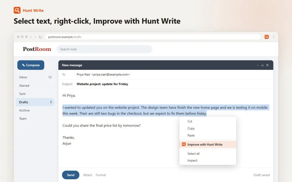Hunt Write, picture 3 of 3